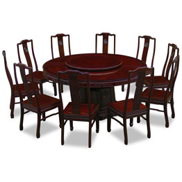 Asian Style Rosewood Dining Room Furniture