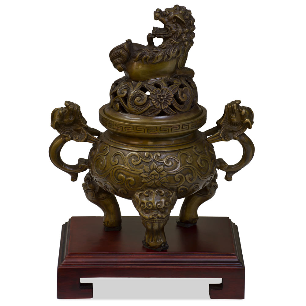 Iron Imperial Kirin Chinese Incense Burner