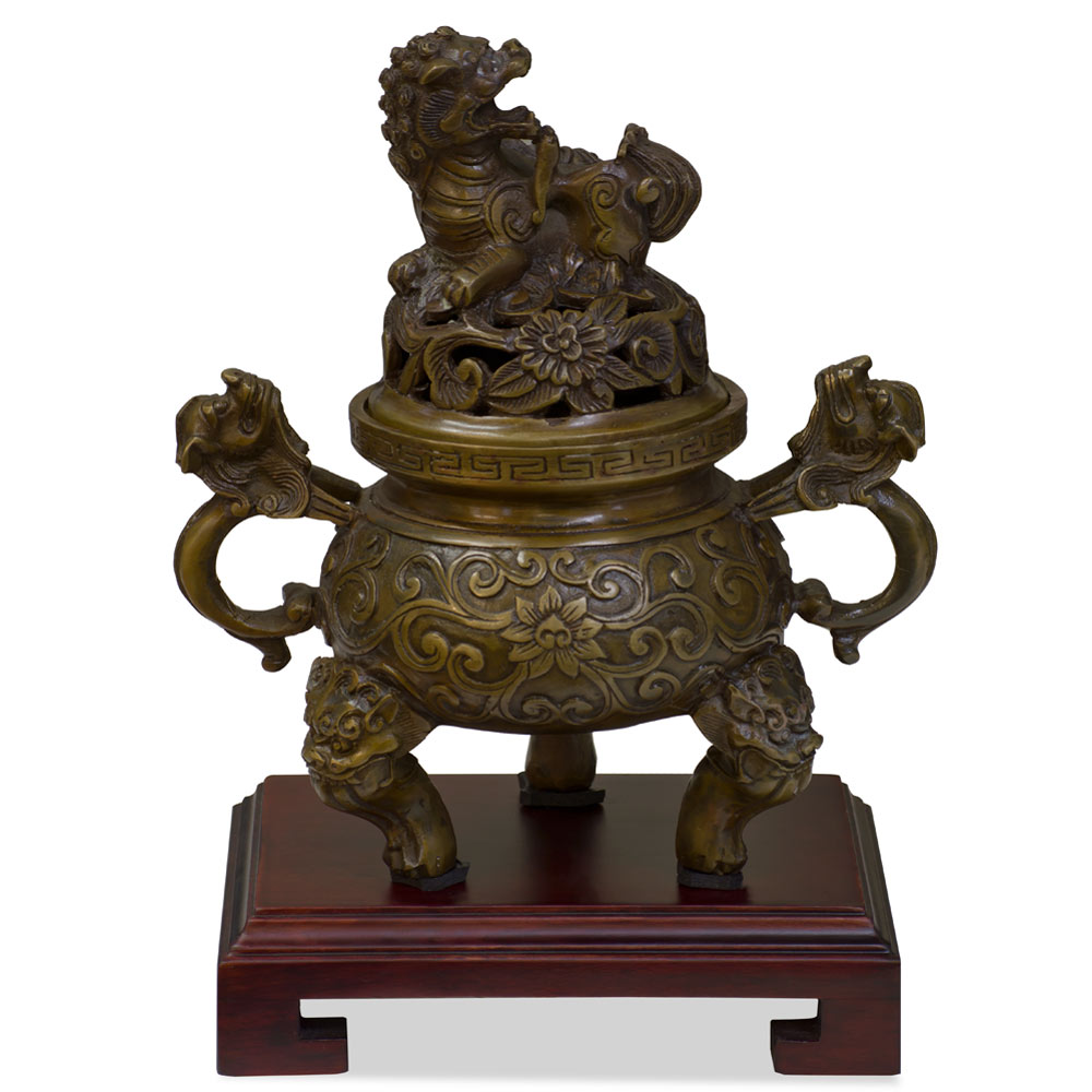 Iron Imperial Kirin Chinese Incense Burner