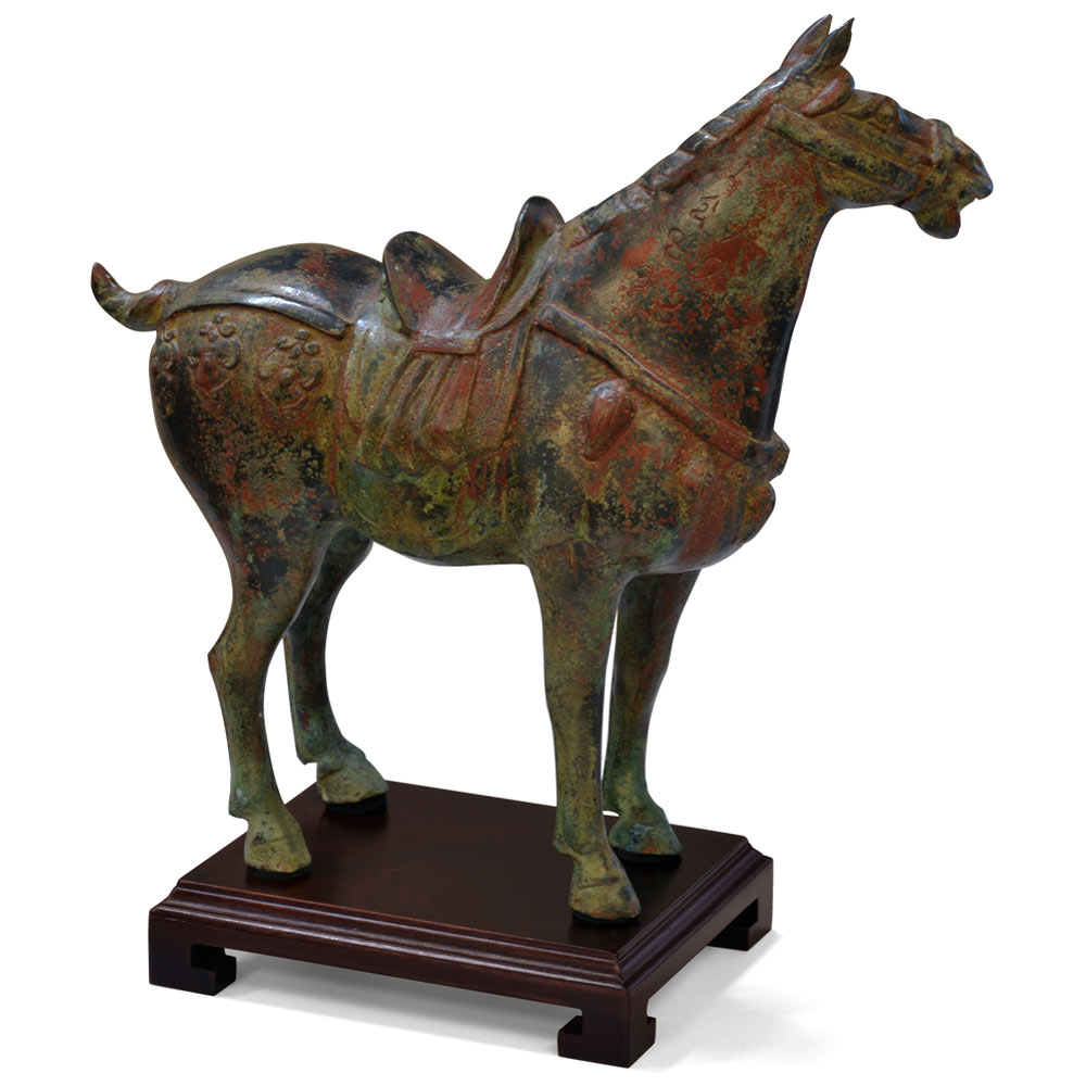 Bronze Tang Chinese Horse Sculpture