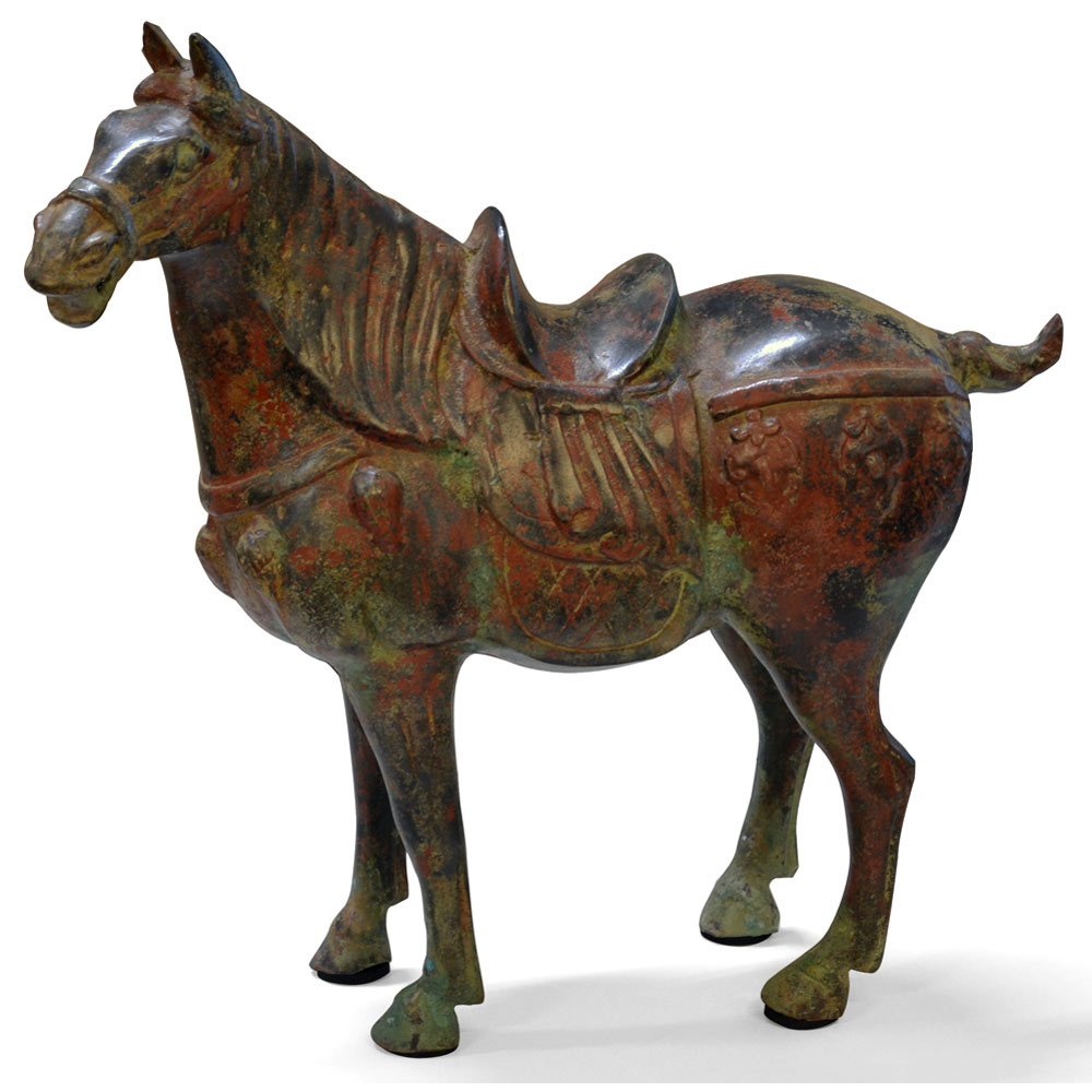 Bronze Tang Chinese Horse Sculpture