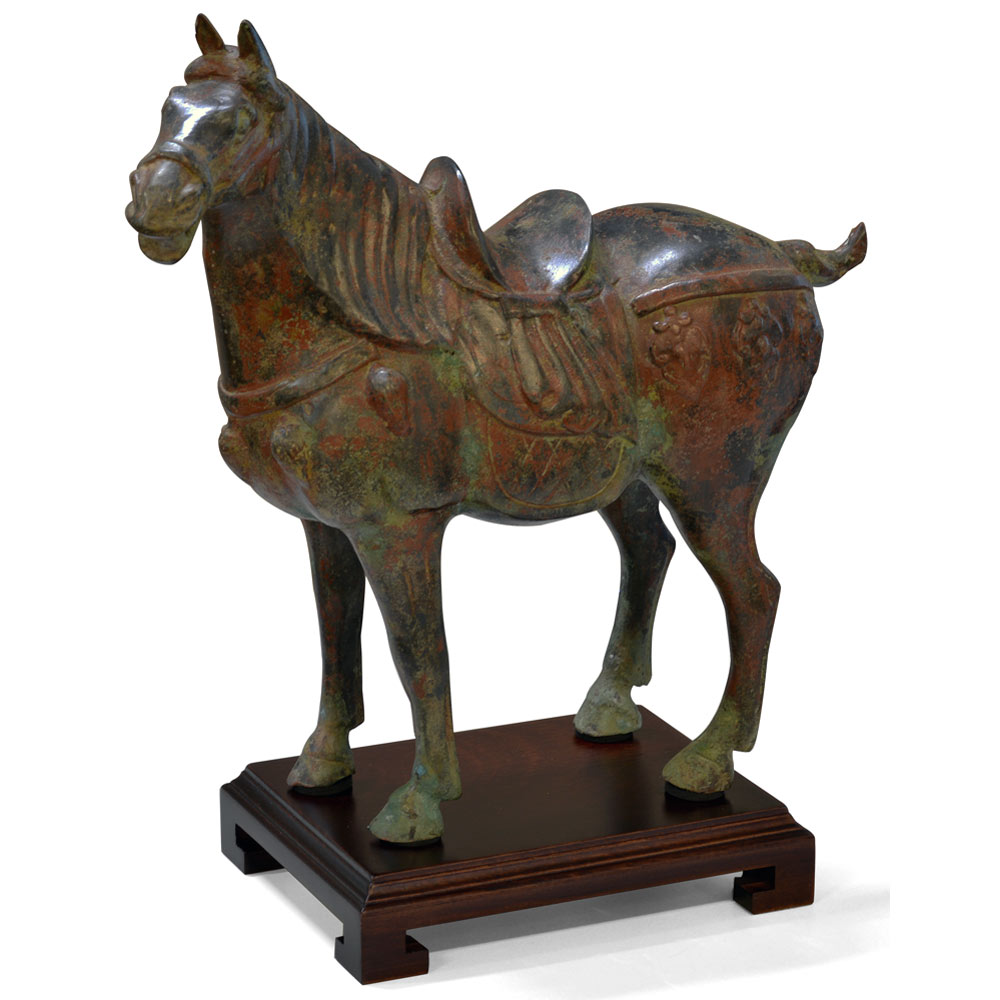 Bronze Tang Chinese Horse Sculpture