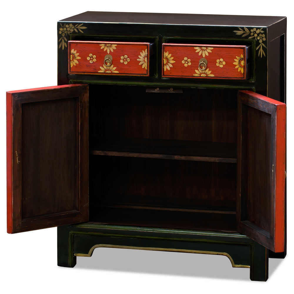 Elmwood Floral Mongolian Cabinet