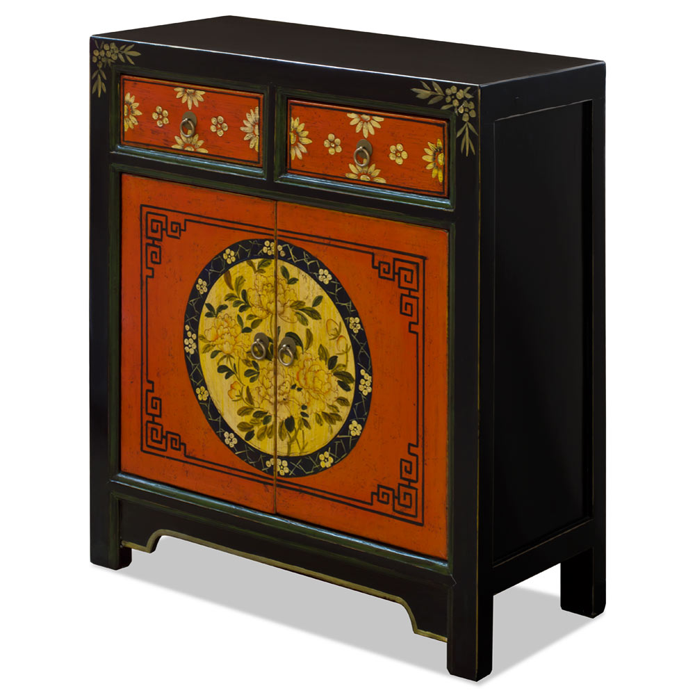 Elmwood Floral Mongolian Cabinet