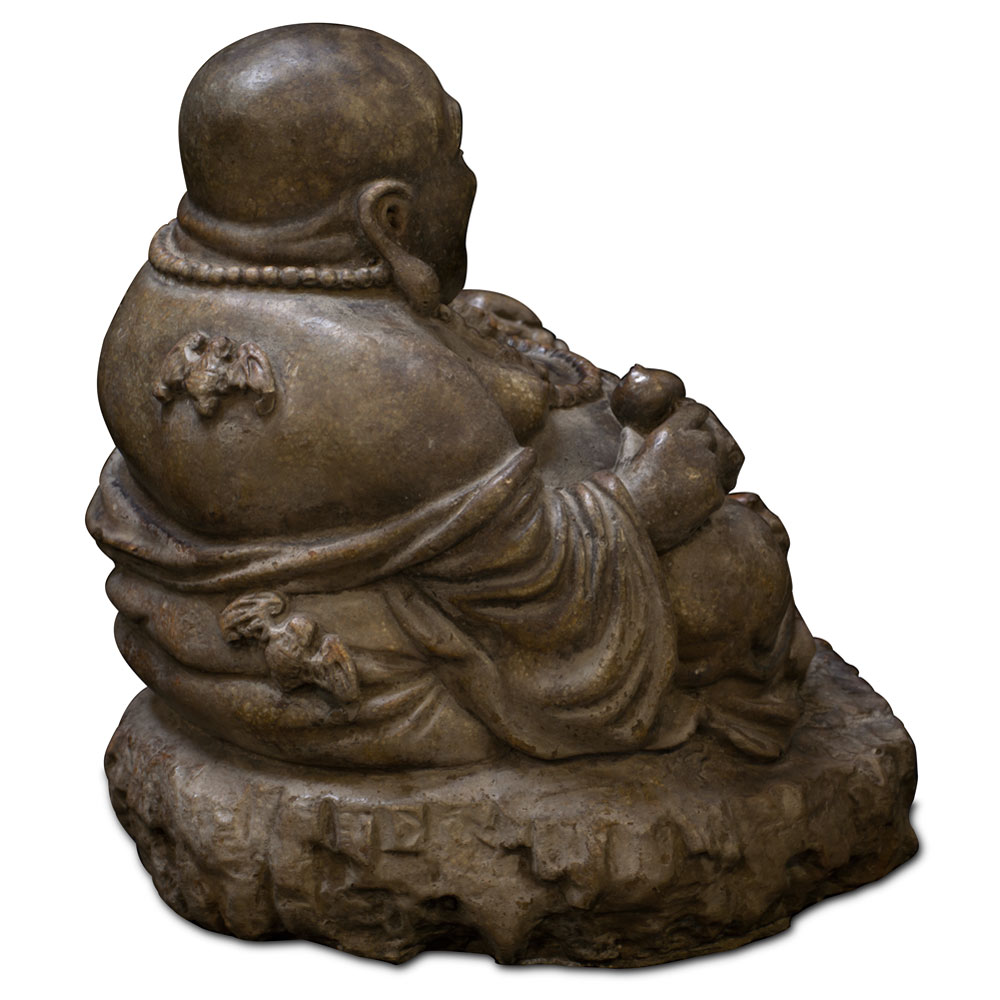 Prosperity Happy Buddha Stone Oriental Statue