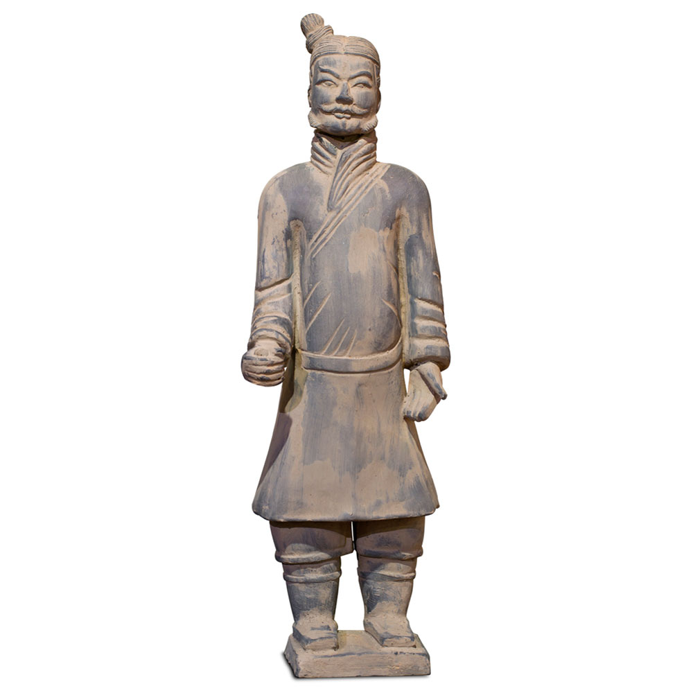 20 Inch Chinese Terracotta Civil General Warrior