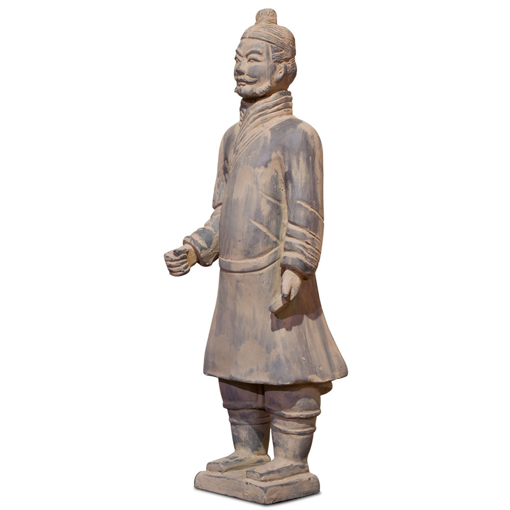 20 Inch Chinese Terracotta Civil General Warrior