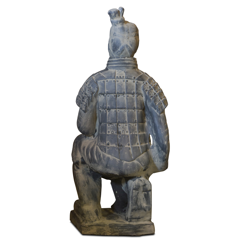 36 Inch Chinese Terracotta Kneeling Archer Warrior