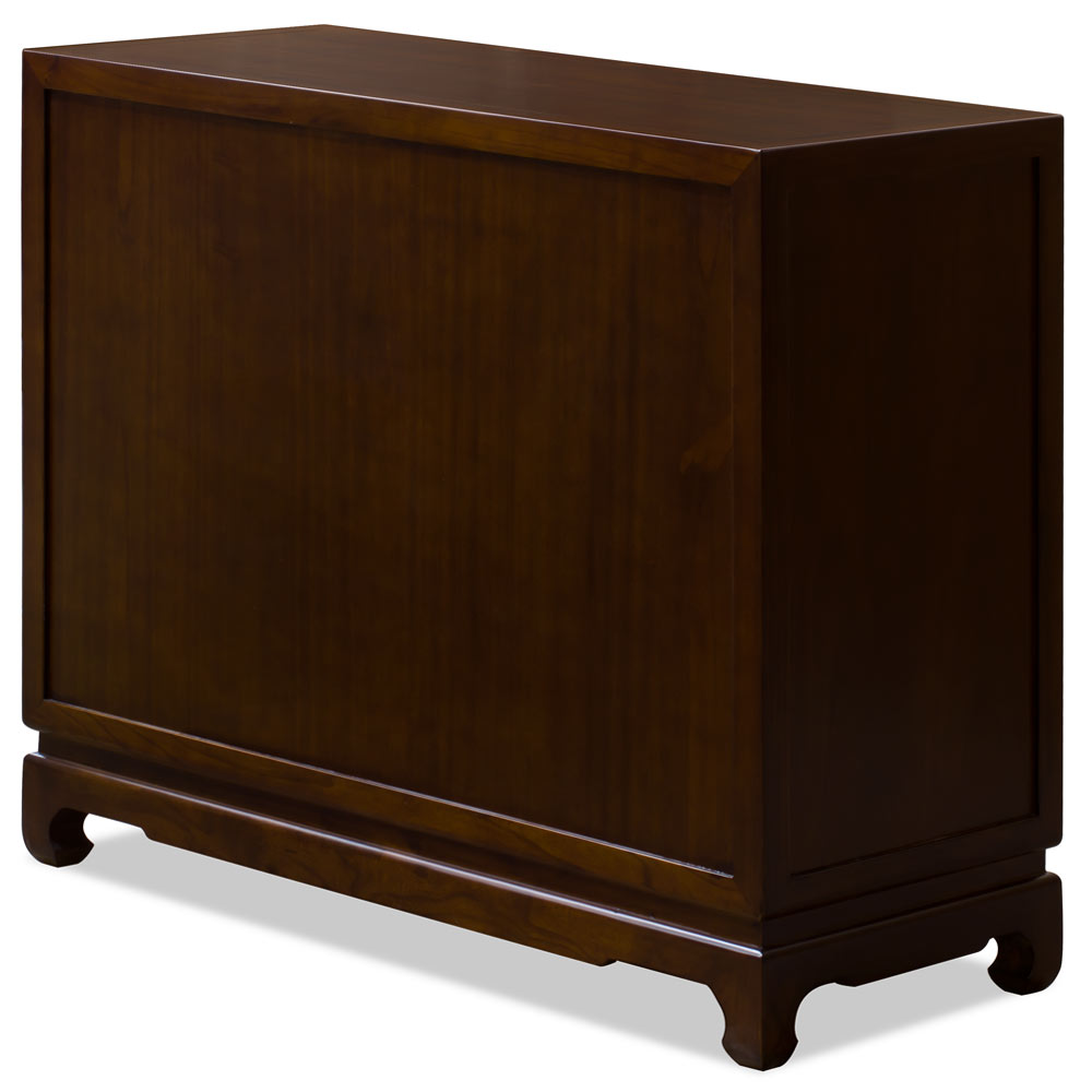 Mahogany Elmwood Chinese Ming Chest of Drawers