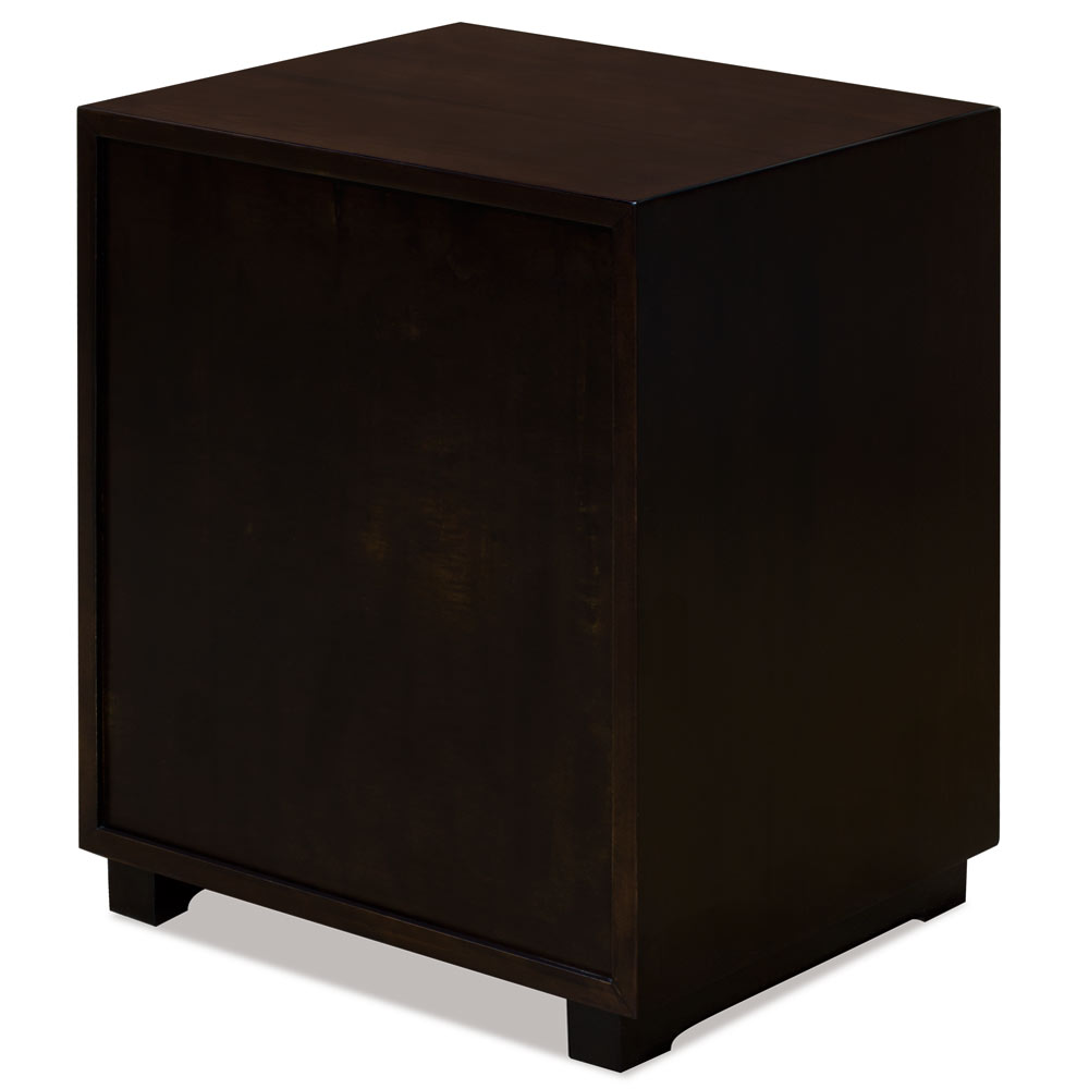 Dark Espresso Petite Elmwood Chinese Ming Cabinet