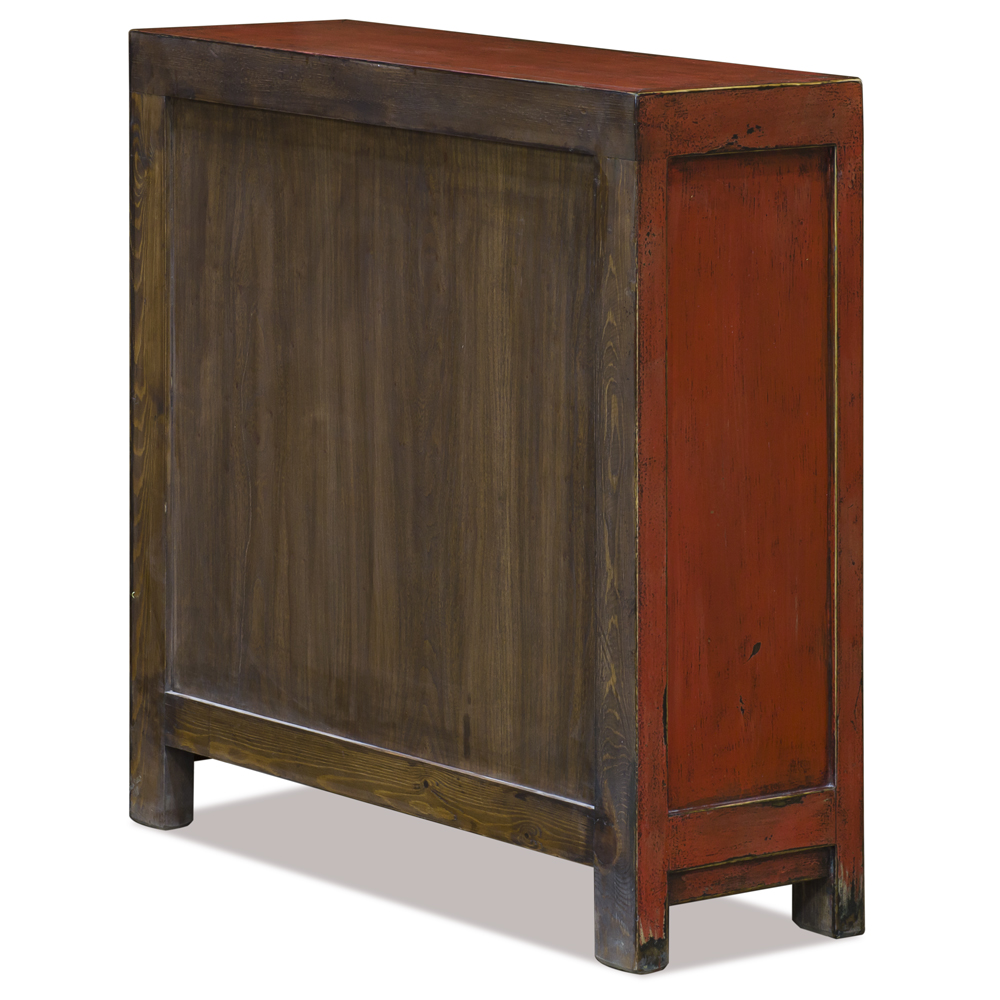 Elmwood Red Mandarin Oriental Cabinet