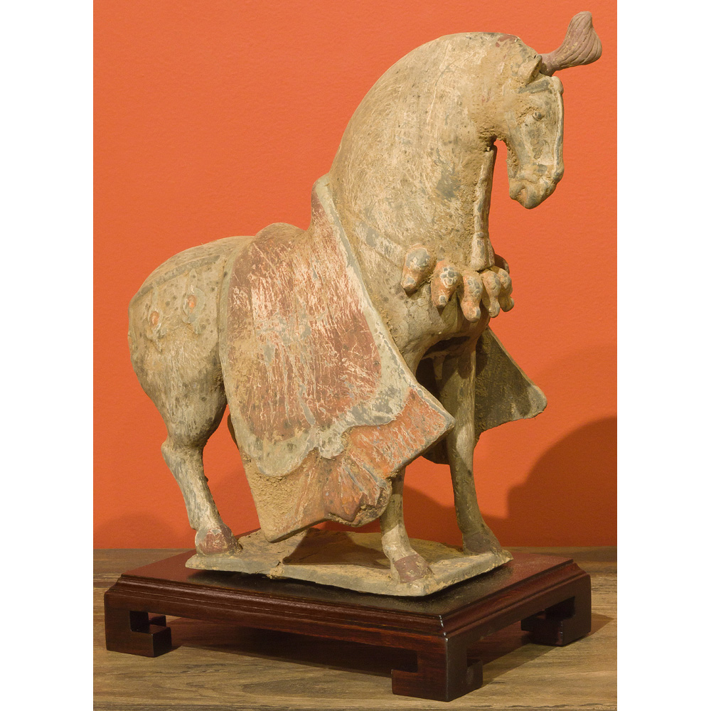 Ceramic Tang Horse Replica Oriental Statue