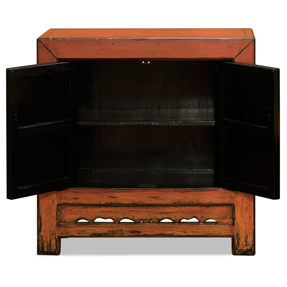 Tangerine Elmwood Mandarin Oriental Cabinet