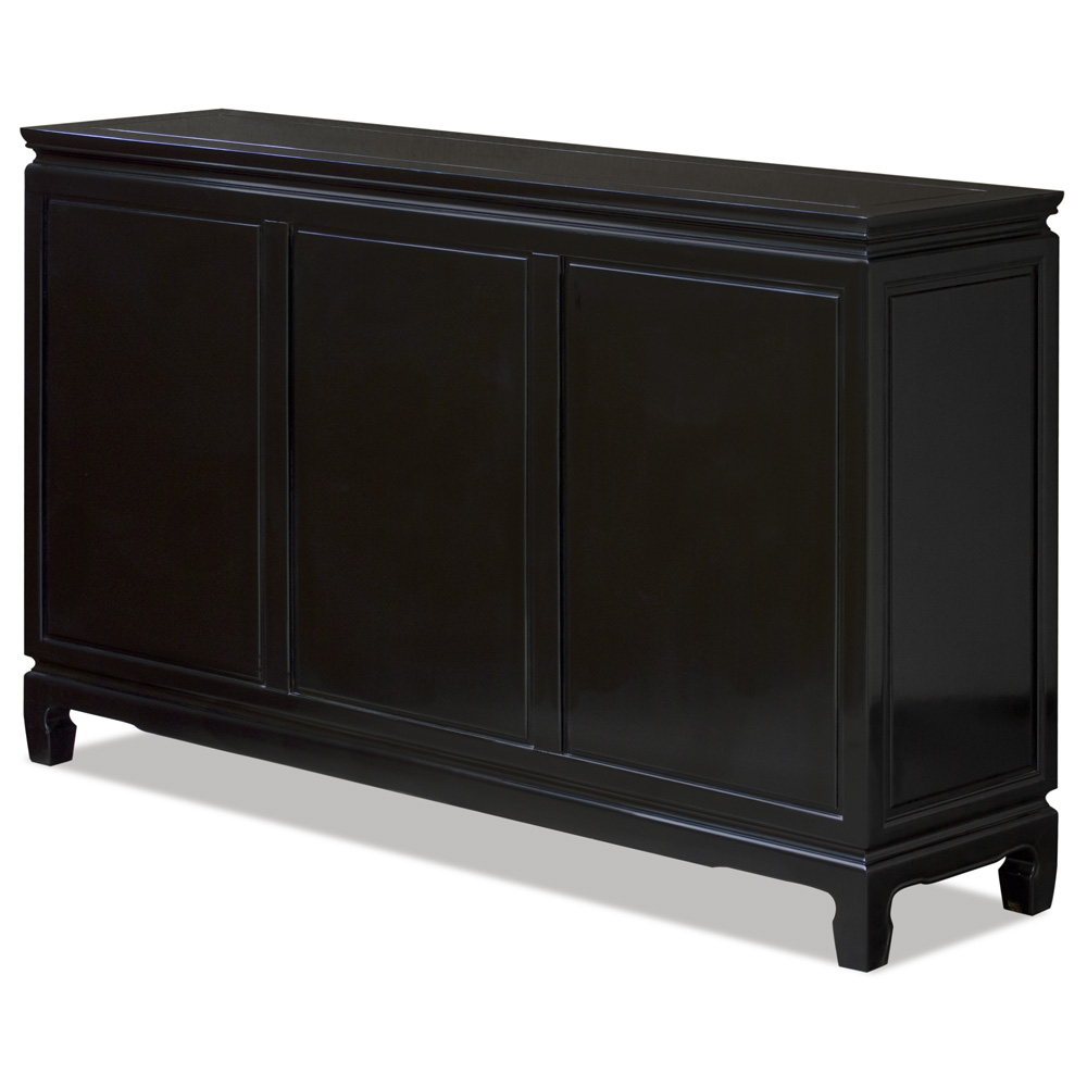 Black Rosewood Chinese Longevity Sideboard