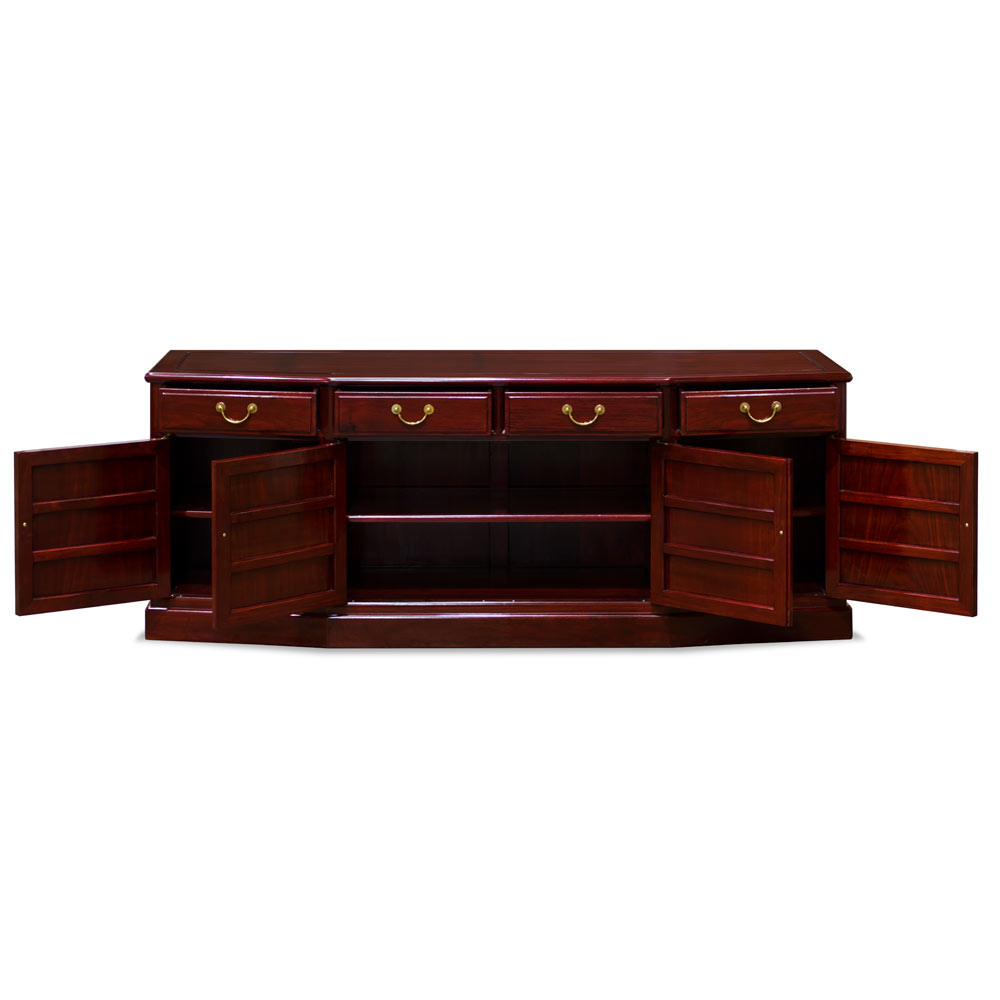 Grand Light Cherry Rosewood Chinese Ming Sideboard