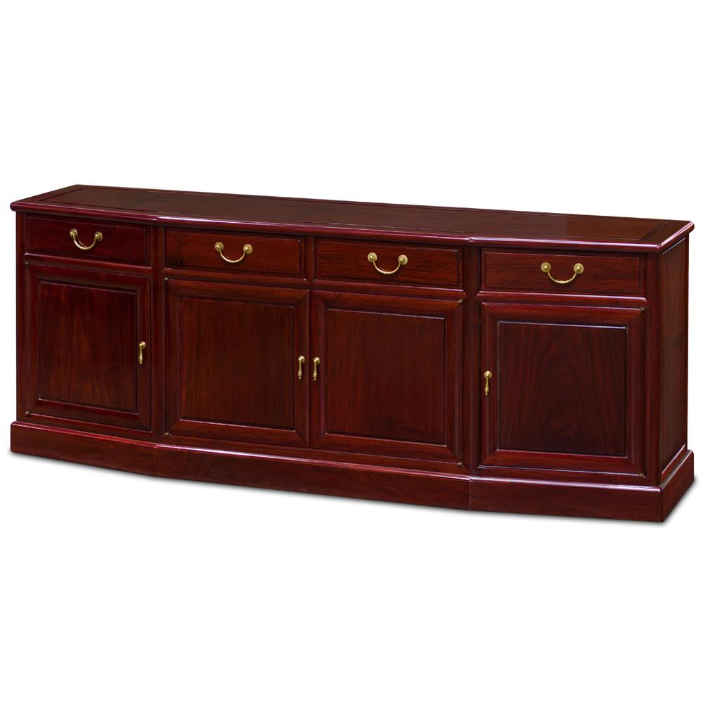 Grand Light Cherry Rosewood Chinese Ming Sideboard