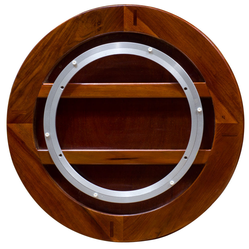 23in Natural Finish Rosewood Chinese Lazy Susan