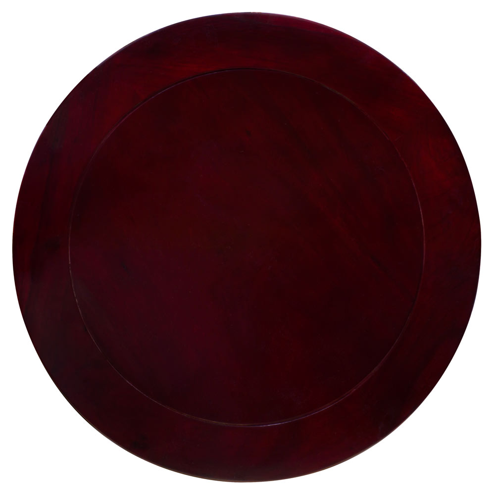 23in Dark Cherry Rosewood Chinese Lazy Susan