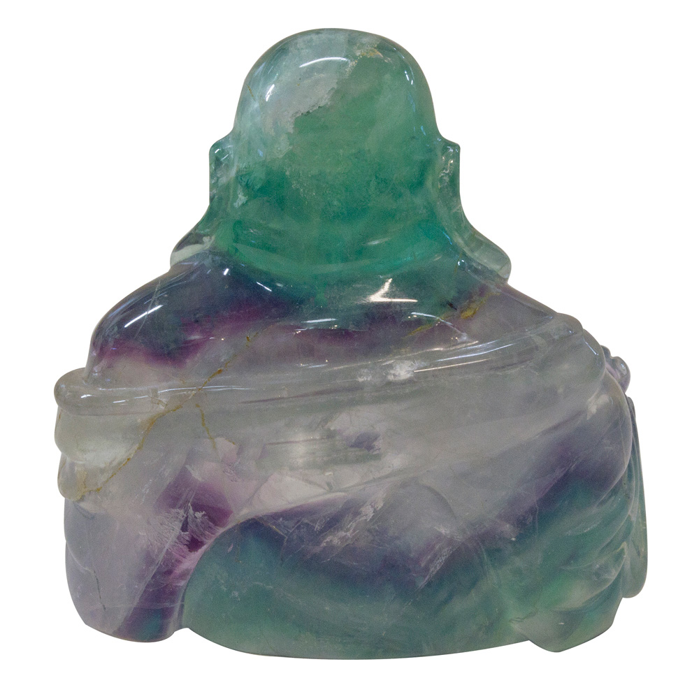 3 Inch Fluorite Happy Buddha Asian Figurine