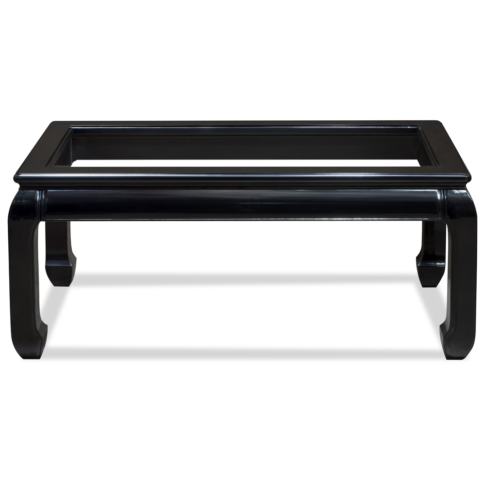 Black Rosewood Ming Rectangular Chinese Coffee Table