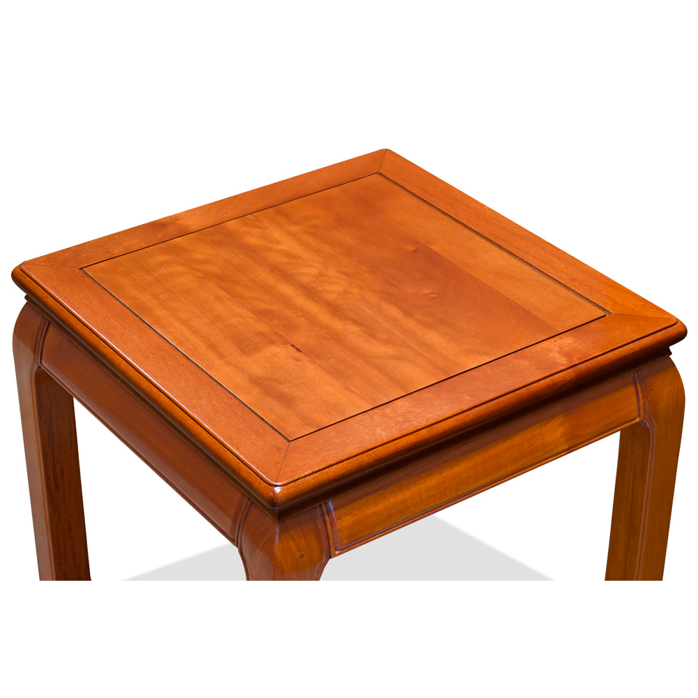 Natural Finish Rosewood Chinese Ming Side Table