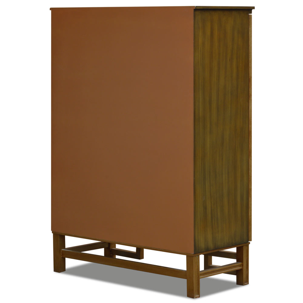 Gold Su Chow Chinese Armoire