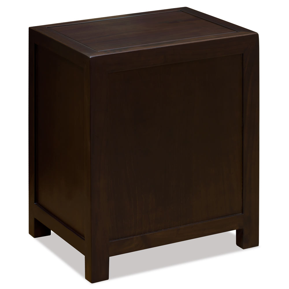 Dark Espresso Elmwood Chinese Ming Cabinet