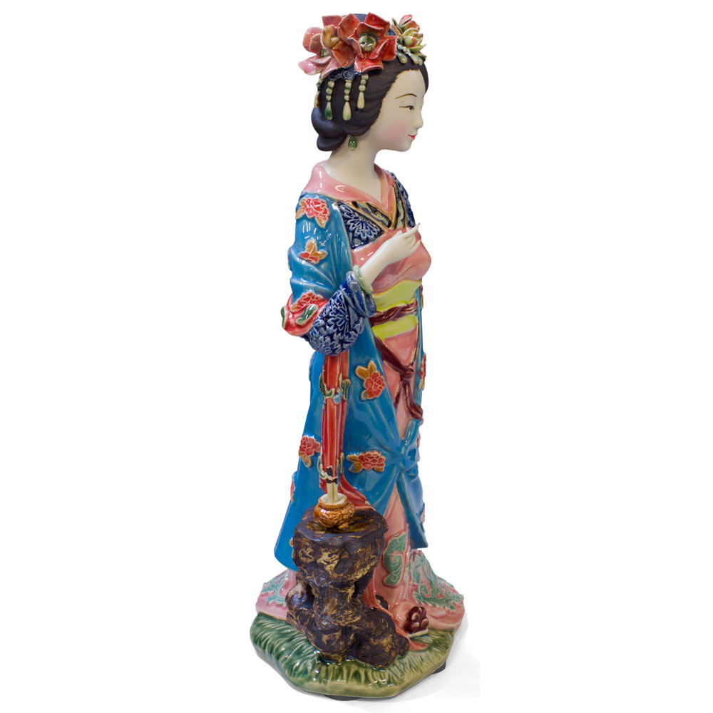 Chinese Porcelain Figurine, Lady Diao Chan