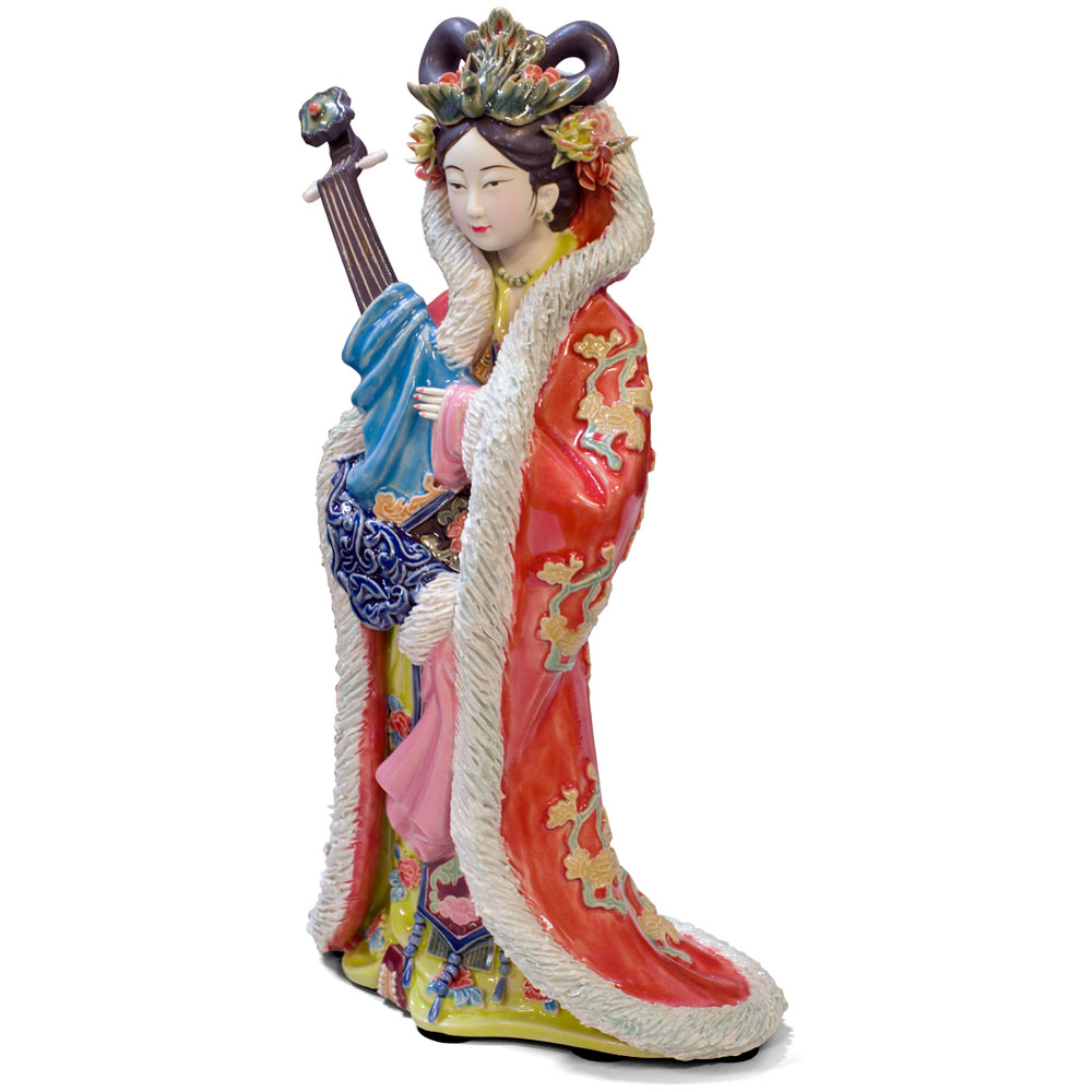 Chinese Porcelain Figurine, Lady Zhao Jun