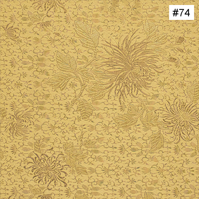 Chrysanthemum Design (#74) Monk Chair Cushion