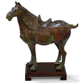 Bronze Tang Chinese Horse Sculpture