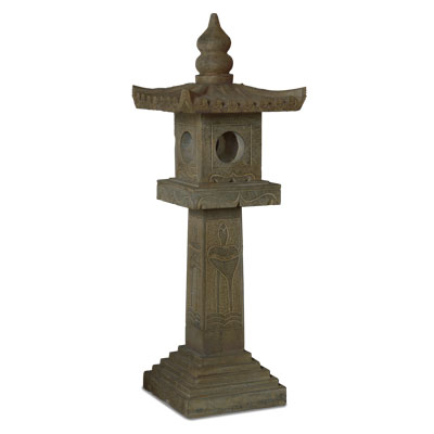 Tall Chinese Stone Pagoda Lantern