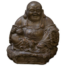 Prosperity Happy Buddha Stone Oriental Statue