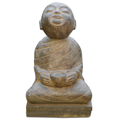 Shaolin Temple Stone Monk Chinese Statue