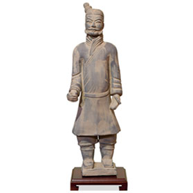 20 Inch Chinese Terracotta Civil General Warrior