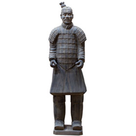 72 Inch Terracotta Chariot Warrior