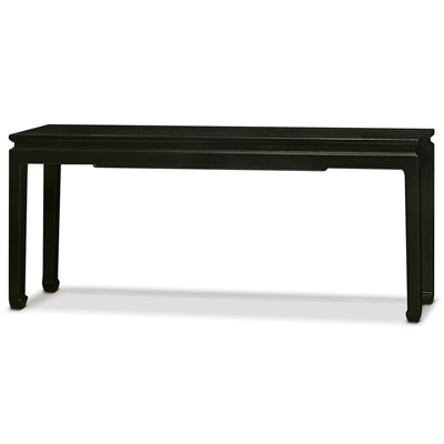 Black Elmwood Zen Style Asian Console Table