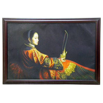 Exotic Chinese Beauty Oil Painting