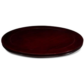 26in Dark Cherry Rosewood Chinese Lazy Susan