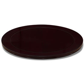 28in Dark Cherry Rosewood Chinese Lazy Susan