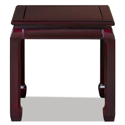 Dark Cherry Rosewood Chinese Ming Side Table