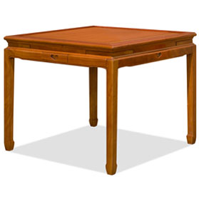 Natural Finish Rosewood Chinese Mahjong Table