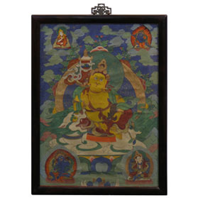 Framed Tibetan Thangka Painting